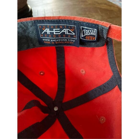 Ahead Performance Orange baseball cap - Picture 3 of 3